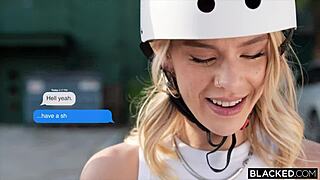 Blacked petite blonde Dylan Moore squirts on Jason's thick BBC cowgirl style 💦🍆