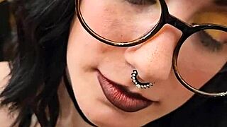 he face fucked me deep then blasted cum all over my big natural tits and glasses