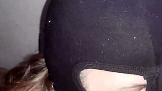 Bound French Slave Maid Dressed for Outdoor BDSM Training Exhibition