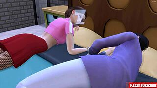 japanese stepsister blows and fucks horny stepbrother's big cock uncensored