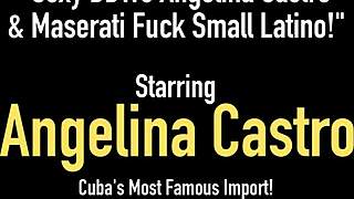 sexy bbw angelina castro rides cock with friends 🔥🍑