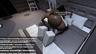 Thick Roblox ebony begs you to squeeze her huge tits