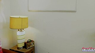 adorable blonde annie archer fingers shaved pussy while masturbating 😍💦