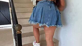 fiesta ends with staircase public sex alongside my hottest friend