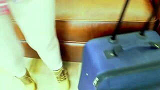 adorable blonde annie archer fingers shaved pussy while masturbating 😍💦