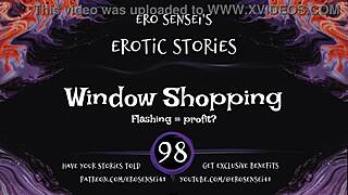 erotic window shopping audio tempts women to orgasm pov reality