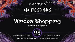 erotic window shopping audio tempts women to orgasm pov reality