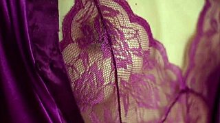 big ass indian babe teasin in purple satin lingerie solo play 🔥🍑