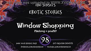 erotic window shopping audio tempts women to orgasm pov reality