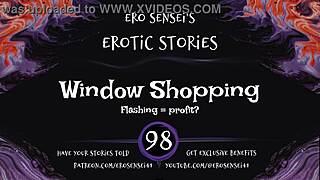 erotic window shopping audio tempts women to orgasm pov reality
