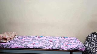 Misthibhabi creams pie with old man fingering her pussy.