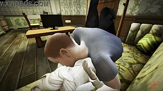 madrasta horny with stepson in bed ep1 oops