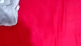 young white guy with tattoo jerks off hard