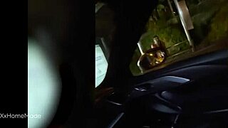 Watch this 18yo Mexican influencer suck old man's monster cock outdoors