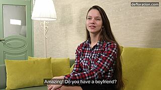 Juliette Bellamy's Innocent Virgin Pussy Deflowered Live!