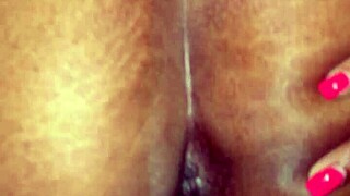 slippery wet amateur ebony bbc backshots creamy pussy! 💦🍫🔥
