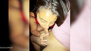 Watch this 18yo Mexican influencer suck old man's monster cock outdoors