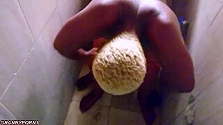 soft ass babe takes intense doggy pounding in bathroom