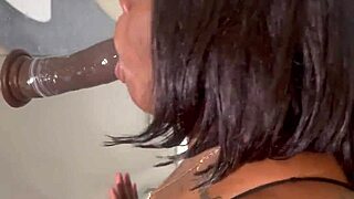 phat wet ebony pussy begs for huge black cock pounding