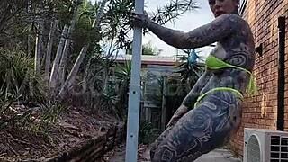 melody radford leaks micro bikini twerk huge tits ass shaking pole tease