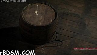 Beauty in metallic helmet gets pussy drilled hard in domination game