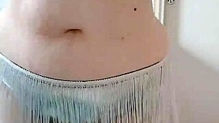 BBW belly dancer shakes her big curvy ass
