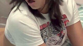 Delicious Brunette Girlfriend Fucks Boyfriend In Bedroom