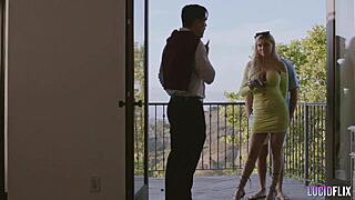 gravity wolf and kenzie taylor go at it with licks, missionary and doggystyle pounding in heels