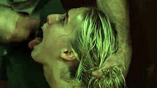 Bound teen gulps deep then rides rough cock hard