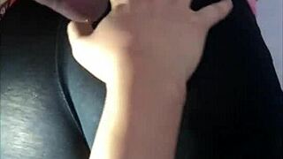 slumber party with latina teen milf in tiny black gym shorts