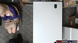 big ass teen shoplifter caught stealing now faces rough punishment