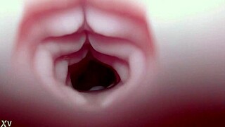 Emelie Fucks Bad Dragon Fleshlight for Quickie Creampie Sounds