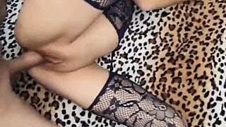 shut up bitch n take this milf lingerie lickin orgasm ride