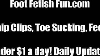 Four Hot Girls' Feet Ready for Your Ultimate Foot Fetish Fantasy!