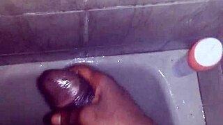 Shower Dick Jerk Turns into Monster BBC Cum Blast