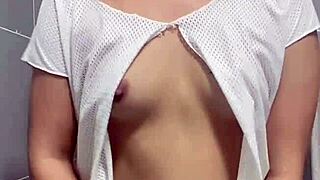 Tits groped during dance