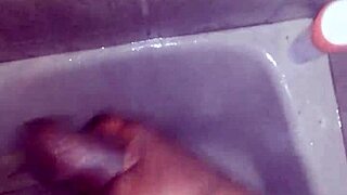 Shower Dick Jerk Turns into Monster BBC Cum Blast