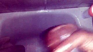 Shower Dick Jerk Turns into Monster BBC Cum Blast