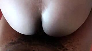 african couple pounds tight pussy doggystyle huge creampie on sheer
