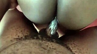 african couple pounds tight pussy doggystyle huge creampie on sheer