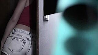 Stepbrother Claims Asian Teen Stepsister's Anal Virginity with Huge Cock