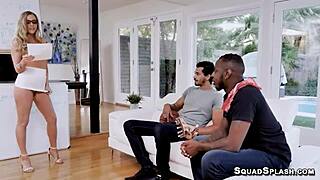 karla kush gaggin on two huge bbc deepthroat cowgirling rough