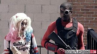 skinny teen aria alexander wet pussy in suicide squad parody