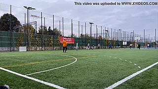 Young Football Players Pounded by Massive Swiss Guy and Friends!