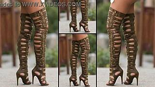 imagine hot heels and legs dripping with endless cum shots