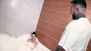 brazilian luiza ambiel takes monster cock homemade