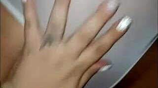 Two latina lesbians tease with foreplay and humping