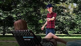 big titted milf slurps cock then rides it outdoors like a whore