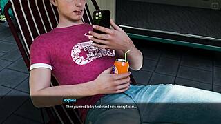 big titted milf slurps cock then rides it outdoors like a whore