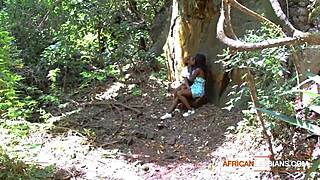 ebony roommates unleash steamy lesbian threesome